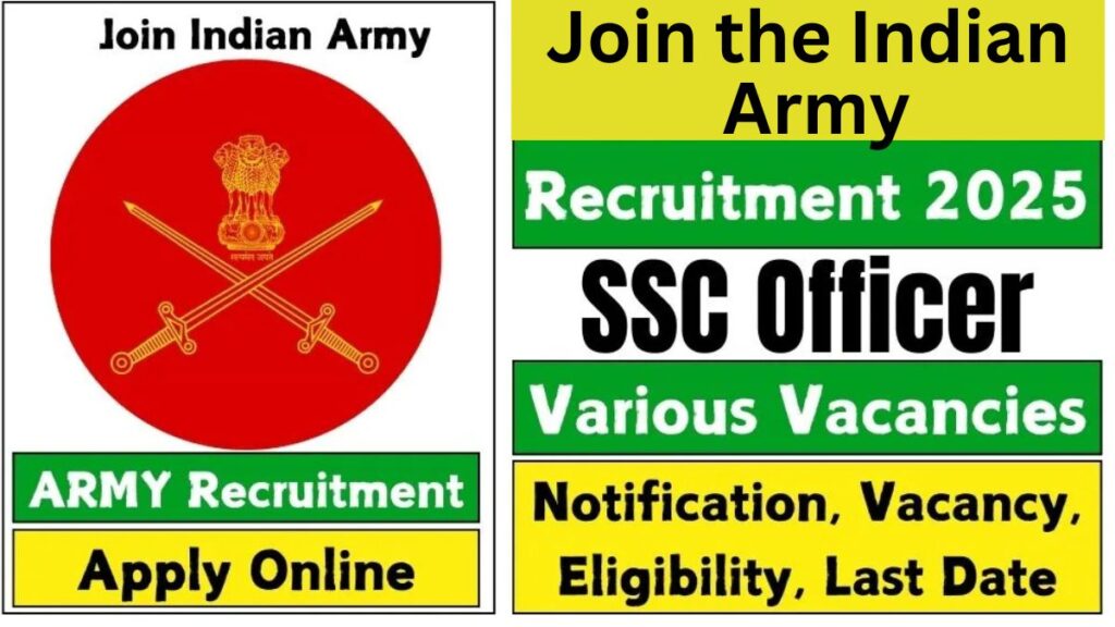 Indian Army SSC Officer Recruitment